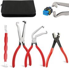 4 Pcs/Set Electrical Disconnect Pliers for Cars, Electrical Connector Separator