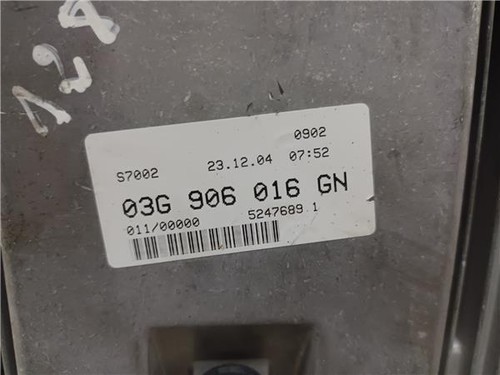 CENTRALITA Audi A4 Avant (B7) Combi 2.0 TDI 16V (BLB) 03G906016 / 3G906016 - Imagen 3 de 3