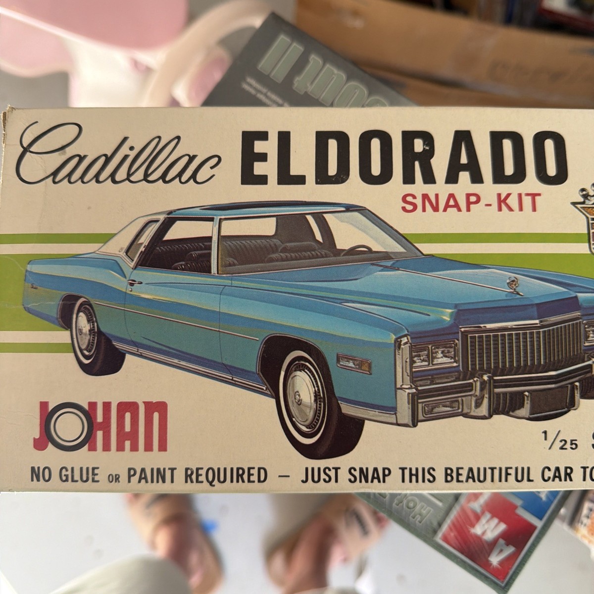 Johan 1/25 Cadillac El Dorado Snap Kit Open Box Sealed Parts | eBay