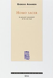 Homo sacer t.1 von Agamben | Buch | Zustand sehr gut
