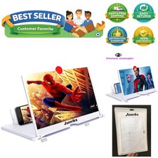 12" 3D HD Screen Magnifier Amplifier for Phones - Ultimate Viewing Experience