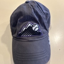 Colorado Rockies Hat Cap Child OSFA Gray MLB Baseball New Era Strap Back