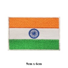 Embroidered Country Flag Patch Iron On Sew On Backpack Jacket Badge