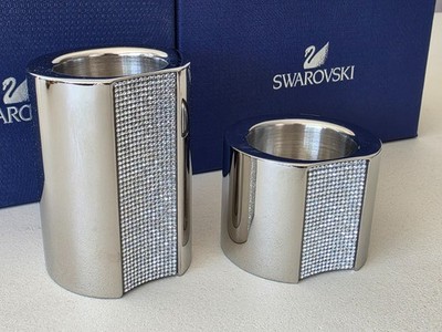Swarovski Kristall 2 Ambiray Teelichthalter 1096435/6 mittel & klein verpackt