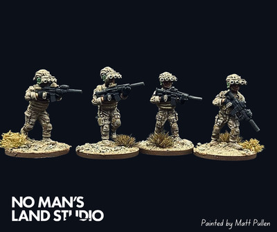 US Navy SEAL Team DEVGRU COMMISSION Spectre Pro Painted 28mm Modern Miniatures
