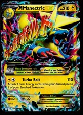 Pokemon M Manectric EX Mega Card 24/119 XY Phantom Forces LP