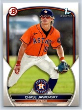 2023 Bowman Draft Chase Jaworsky 1st Bowman Rookie Houston Astros RC #BD-45