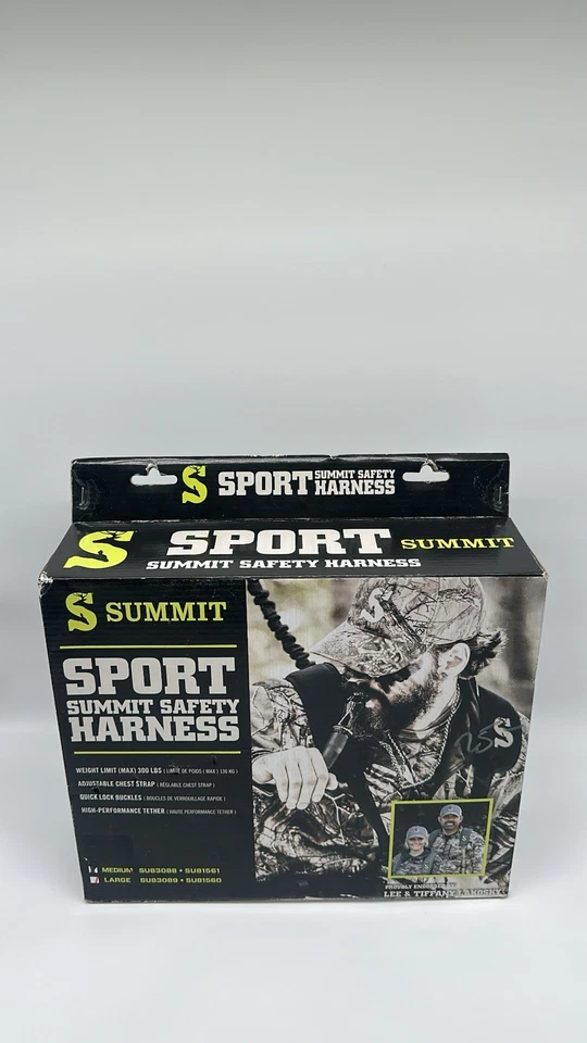 Summit Treestand Men's SPORT Safety Harness Medium/ Large SU83089  - Image 3 of 4