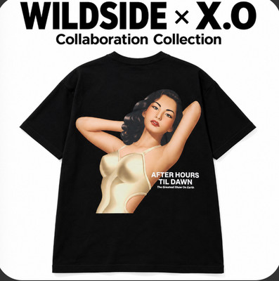 WILDSIDE x XO THE WEEKND After Hours Til Dawn T-Shirt Black M Japan Exclusive 