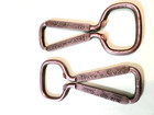 TWO VINTAGE  Coca Cola Soda Metal Loop Wire BOTTLE OPENERs  — photo 1