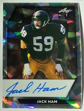 2026 Leaf Metal Jack Ham Auto Autograph Crystal Silver On Card #d 5/10