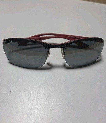 Rare Ray Ban Sunglasses RB 8312 126/BG 60015 130 3N Red Frames Italy Discontinue