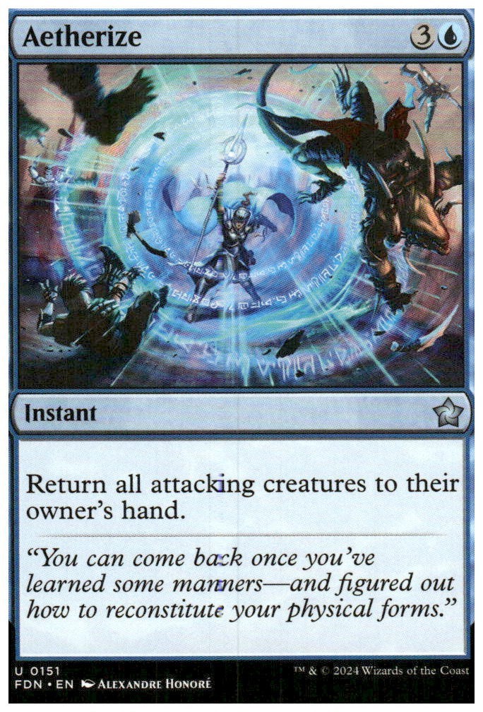 MTG Foundations Aetherize #151