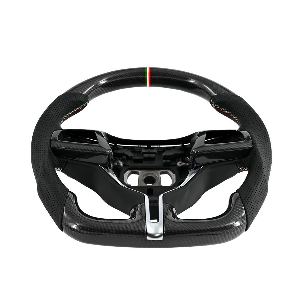 Real Carbon Fiber Steering Wheel For Maserati Levante Ghibli 2016 2017 2018-2024