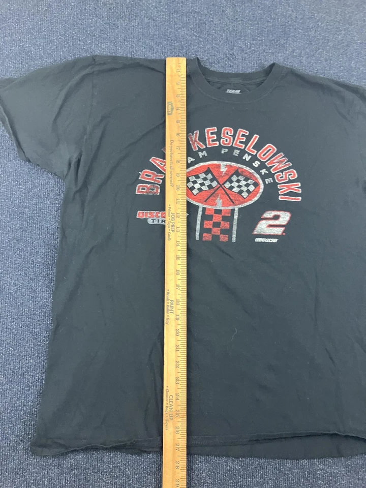 Рубашка мужская Brad Keselowski 2XL черная гоночная команда NASCAR Penske шина со скидкой - Изображение 4 из 4