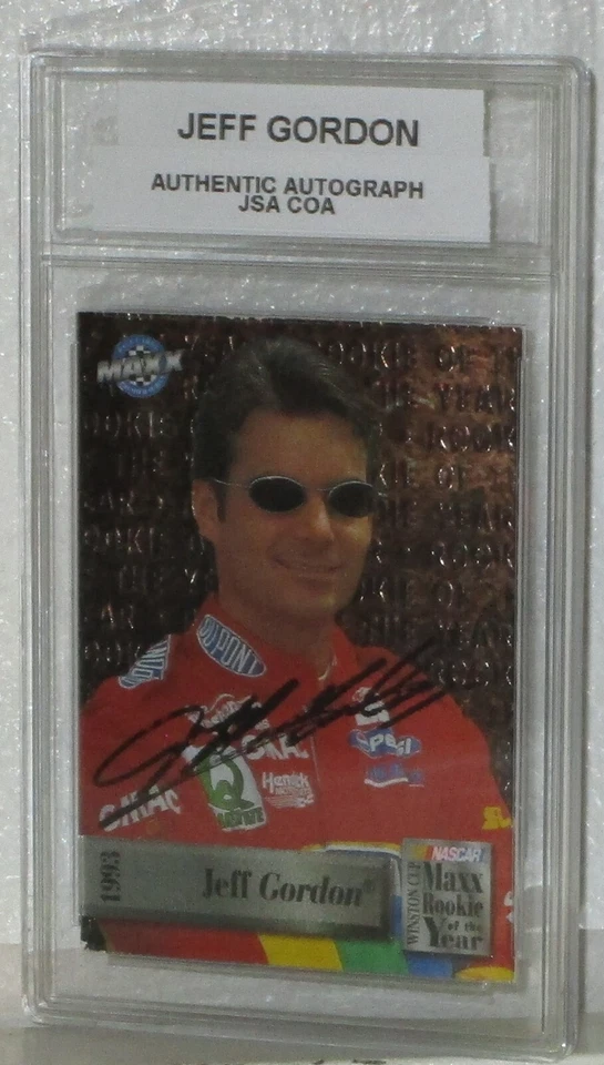 Tarjeta roty autografiada por Jeff Gordon 1993 cubierta superior #Ma6 JSA/COA auténtica automática Foto 4 de 4