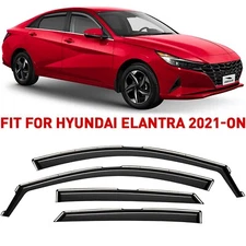 Rain Guards Vent Visors Shade for 2021-2025 Hyundai Elantra