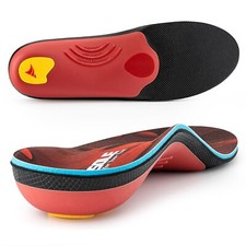 VALSOLE 220 lbs Plantar Fasciitis High Arch Support Insole for Men Women,Hea...