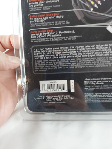 Gigaware Universal Composite/S-Video Gaming A/V Cable F2.3 - Picture 3 of 5