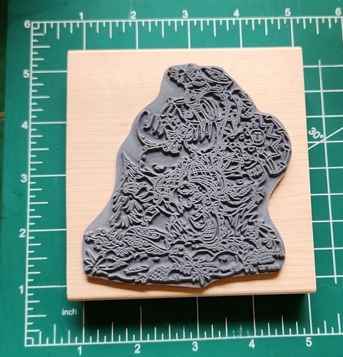 Stampendous Rubber Stamp Moose Creek- CAMPING IS... Fathers Day! " NEW B9 - Picture 2 of 6