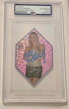 Stacy Keibler 2002 WWE WWF Oversized Vending  RC Rookie - Very Rare! SIGNED PSA
