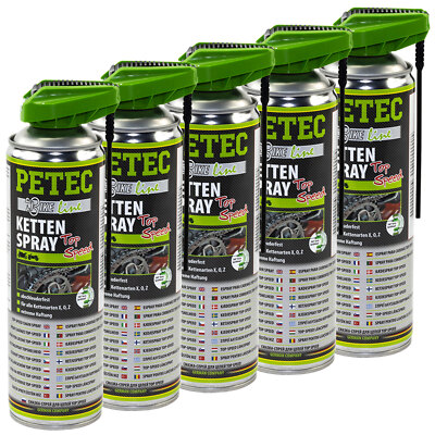 PETEC Bicicletta Catene Spray 100 ML Bike Line 2x 70510 Grasso - Foto 9