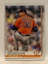 #91 Hector Rondon Houston Astros 2019 Topps Series One Baseball Card