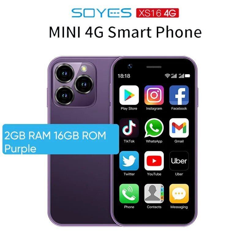 SOYES XS16 4G LTE ミニ スモールサイズ スマートフォン SOYES XS16 4G LTE Smart Phone Mini 3.0 inch 3GB RAM 64GB ROM
