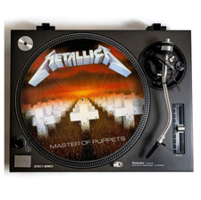METALLICA Turntable Slipmat for Vinyl Records 12" DJ Slip Mat heavy metal vinyls