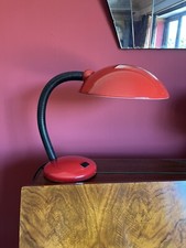 Retro 80’s Red Lamp Light Desktop Bedside Goose Neck Adjustable