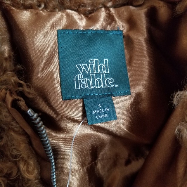 wild fable teddy jacket