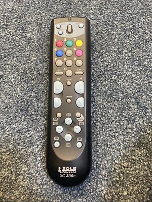 Universal Sohlensteuerung SC 330E, 3 in 1 Universalfernbedienung TV, VCR und SAT.