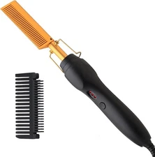 Hair Straightener Comb Pro Electric Beard Straightening Comb Heat Hot Comb Press