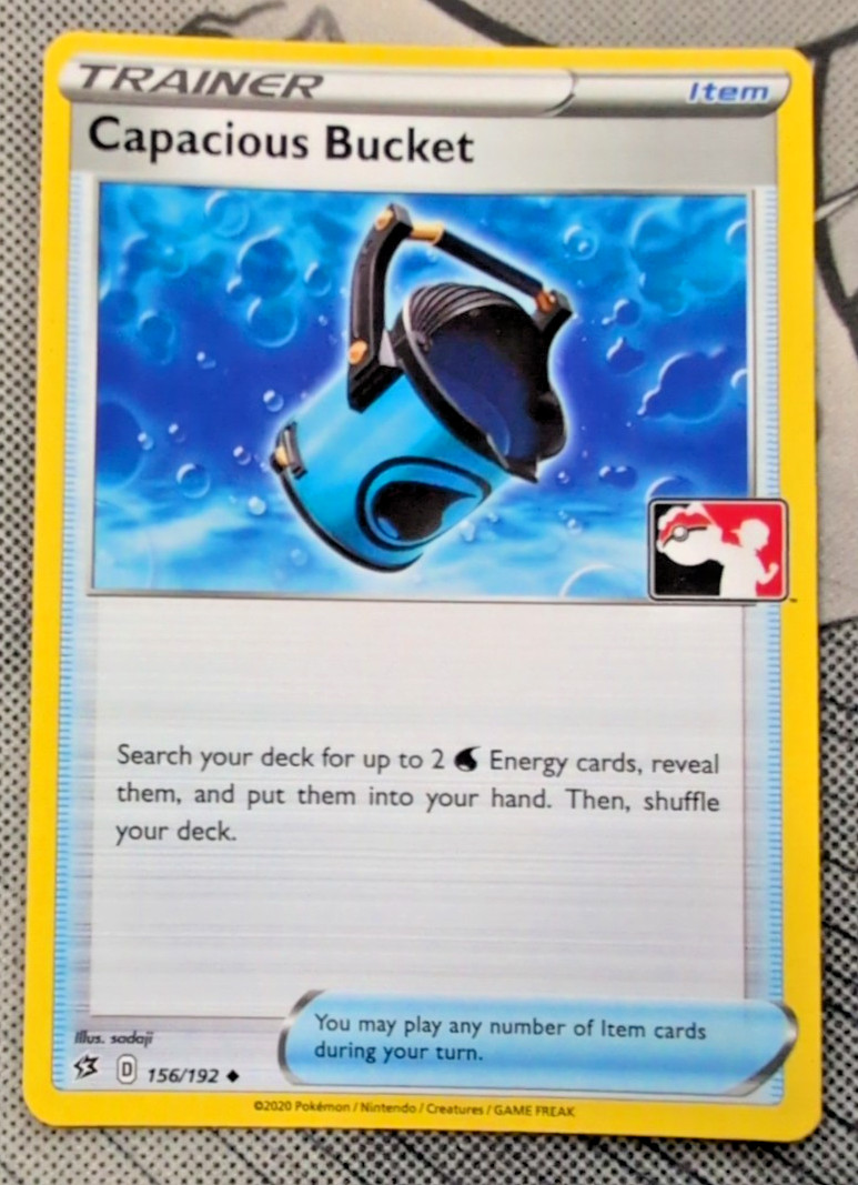 Capacious Bucket 156/192 Pokemon Play! Prize Pack Series 1
