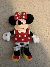 Disney Store Minnie Mouse Genuine And Original 14  Bean Bottom Plush