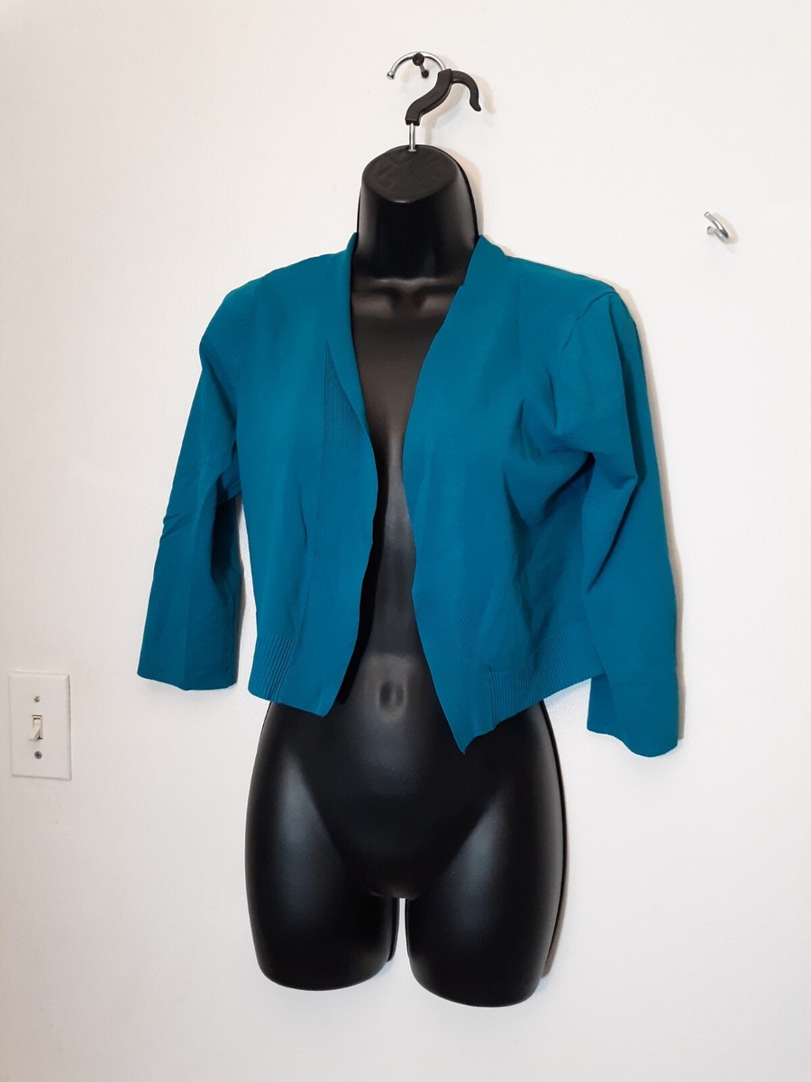 アウターその他 Odd Studio Odd Signature Logo Button Crop Cardigan BLUE I.N. Studio blue cropped 3/4 sleeve cardigan 10 | eBay