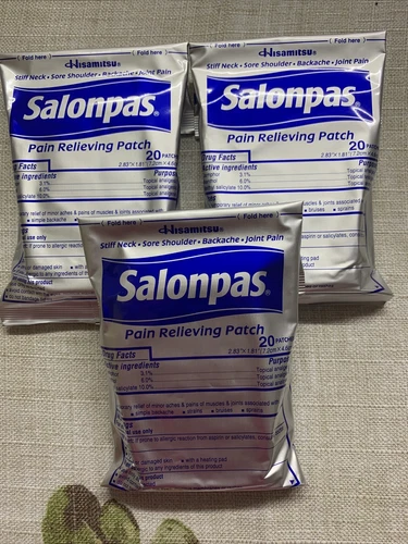 Salonpas Pain Relieving Patch 20/40/60/80/100/120/140 ct Hismitsu