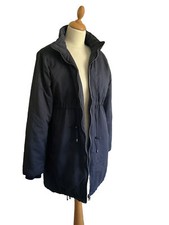 Jojo Maman Bebe Maternity Parka Coat, Navy, Uk 10