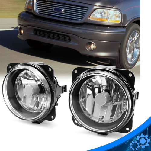 Pair Fog Lights FOR 0004 Ford F150 F150 Harley Davidson Driver