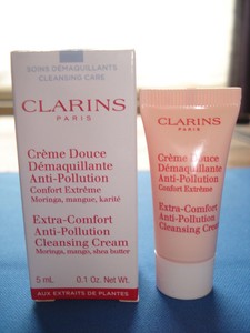 clarins extra comfort anti pollution cleansing cream