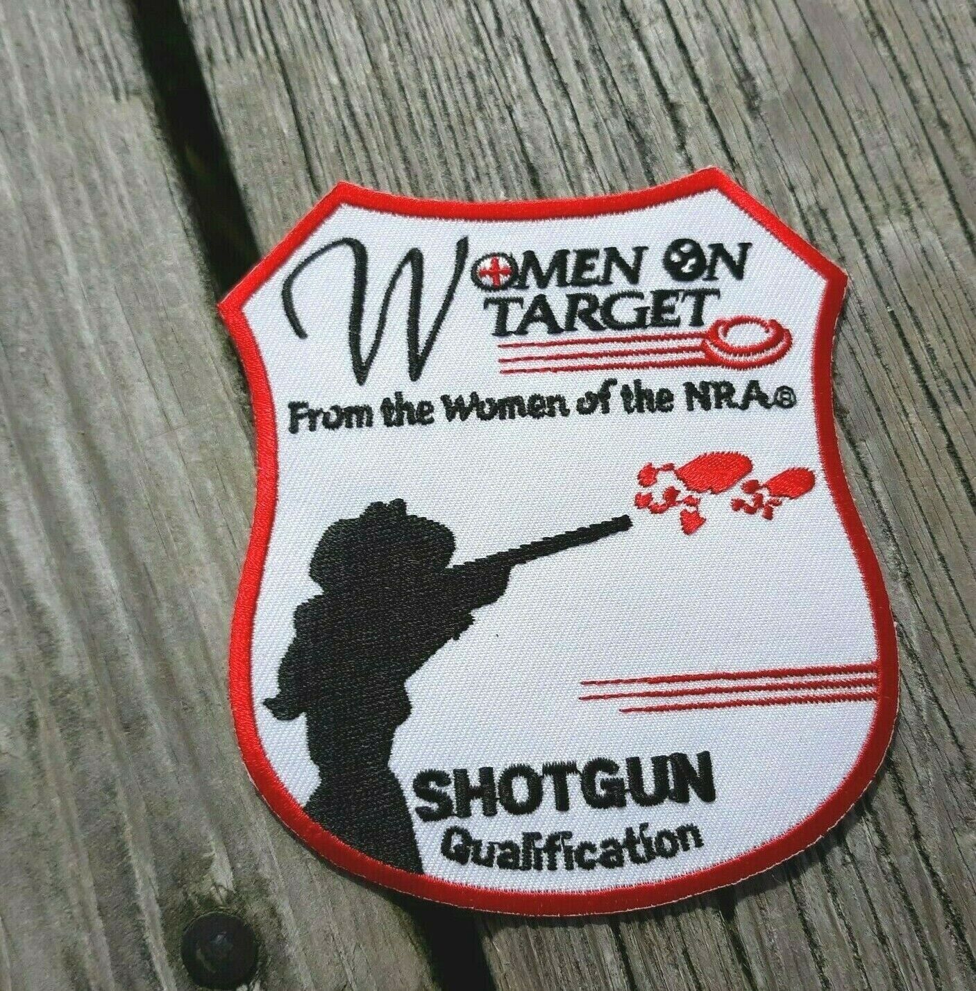Women on Target NRA Shotgun Qualification Shooting Sports 4" Patch