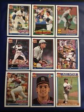 1991 Topps CHICAGO WHITE SOX Complete Team Set 33 FISK, SOSA, THOMAS, VENTURA $$
