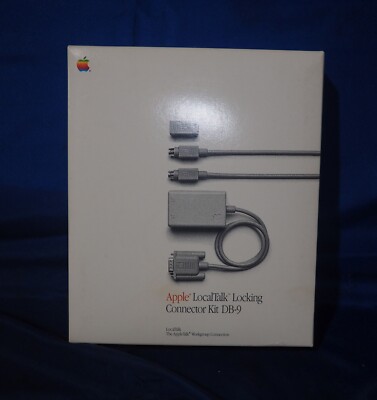 Apple Macintosh LocalTalk Locking Connector Kit DB-9 Genuine *NOTE