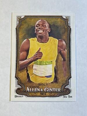 Usain Bolt 2024 Topps Allen & Ginter #208 Jamaican Sprinter