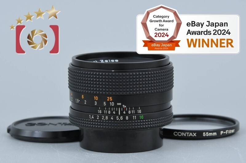 【良品】CONTAX Planar Carl Zeiss 1.4/50 MMJ CONTAX Carl Zeiss Planar 50mm f/1.4 T* MMJ 2025.06