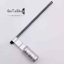 Ruger 10/22 Oversized Red Extended Bolt Handle Silver