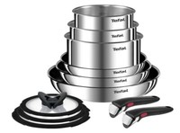 Tefal Ingenio Emotion Topfset, TÖPfe, Pfannen, Glasdeckeln, Griffe, 11-TEILIG