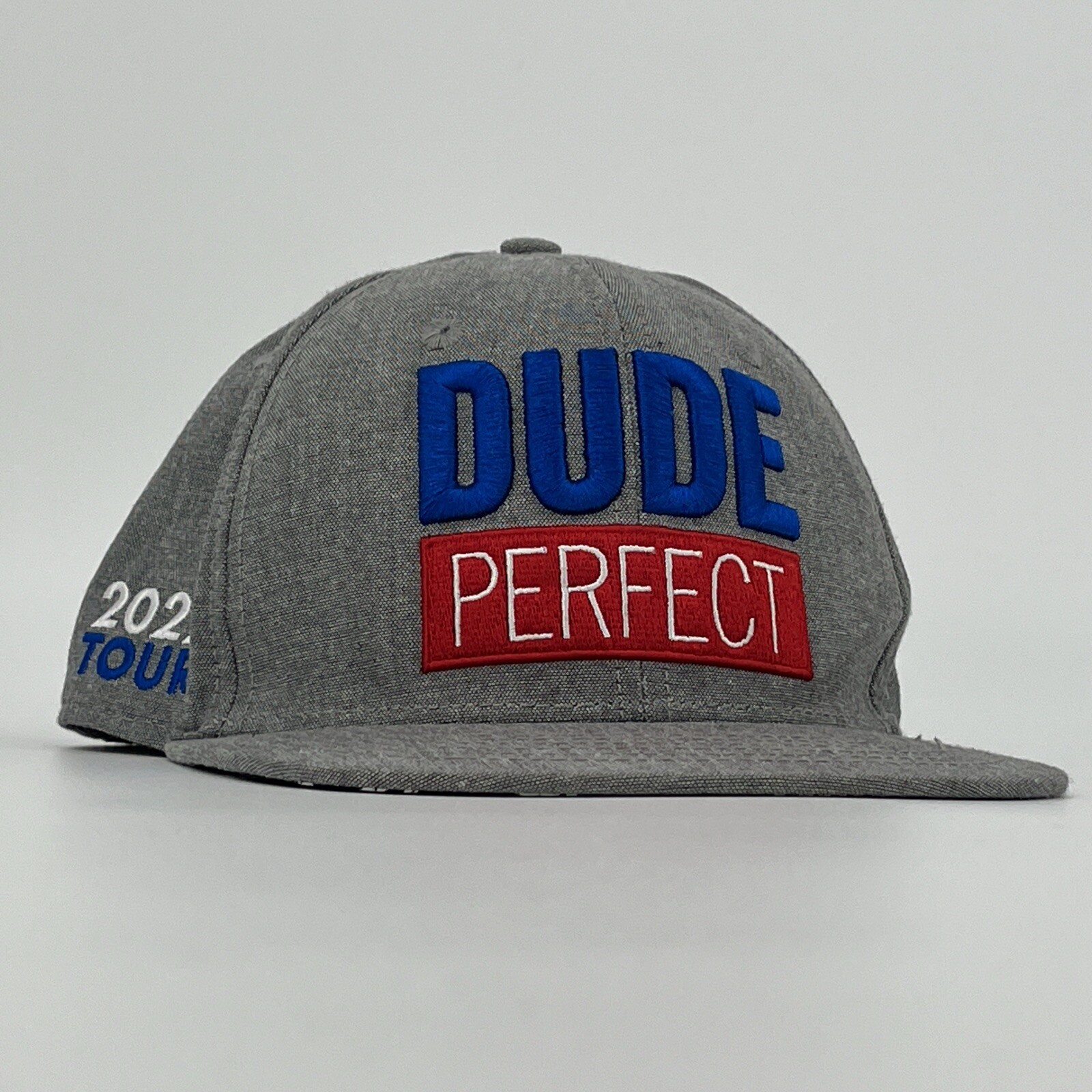 Dude Perfect Hat - SnapBack Gray Baseball Cap - F… - image 2