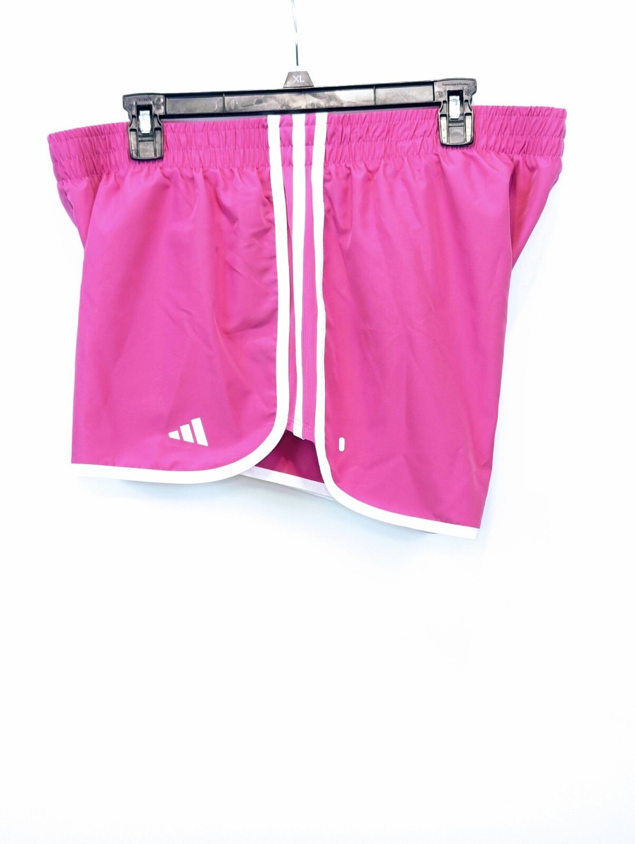 Adidas Marathon 20 M20 Running Shorts Pink Women (IC5204) XL3 NEW