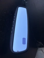 GENTEX 453 REAR VIEW MIRROR W / AUTO DIMMING HOMELINK & BLUE HIDDEN COMPASS